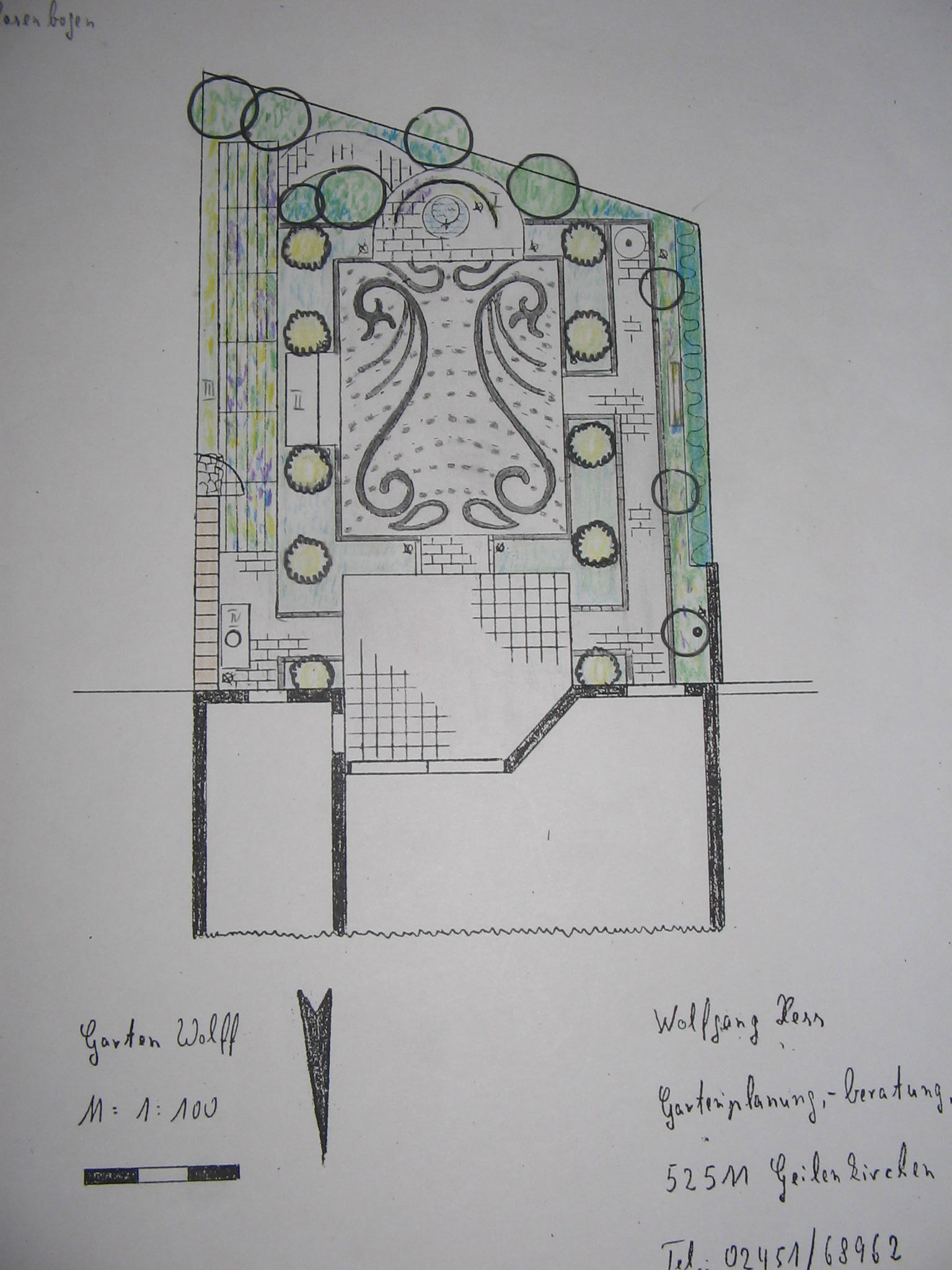 Gartenplan Jugendstilgarten